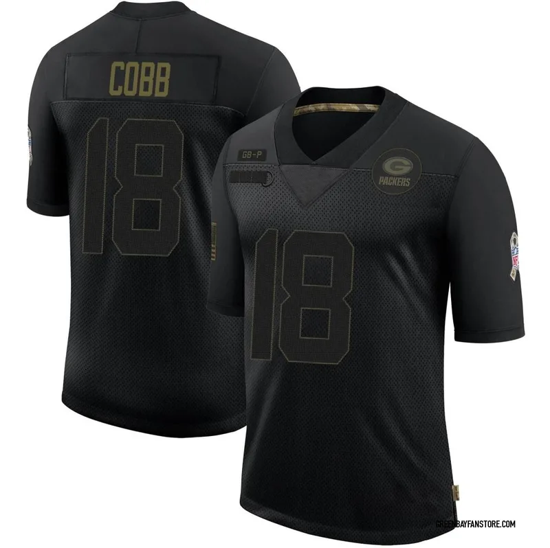 Randall Cobb 2020 Salute To Service Performance T-Shirt - Black -  Tshirtsedge