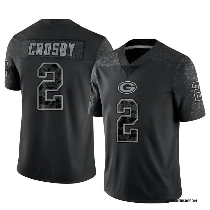 Available] Buy New Mason Crosby Jersey Black #16