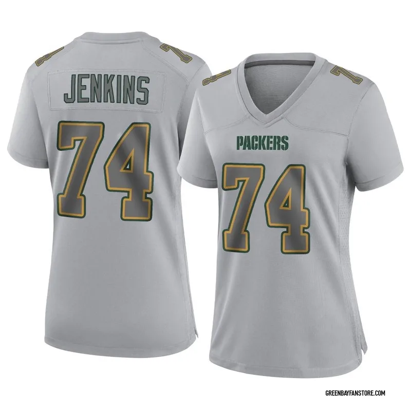 Packers #74 Elgton Jenkins Nike Home Game Jersey Small Fir Green