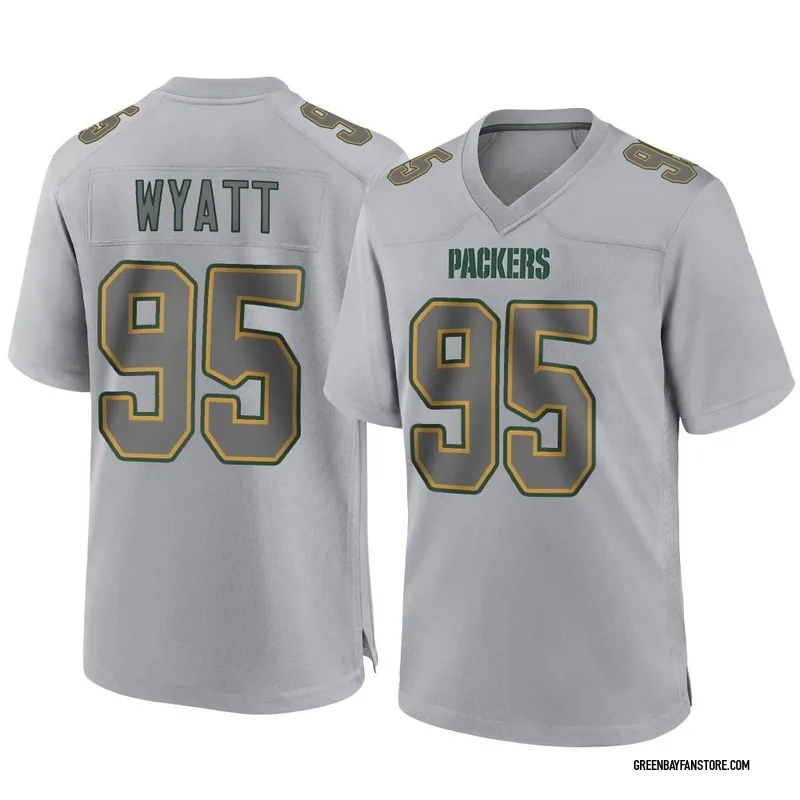 Green Bay Packers #95 Devonte Wyatt Nike Away Game Jersey at the Packers  Pro Shop