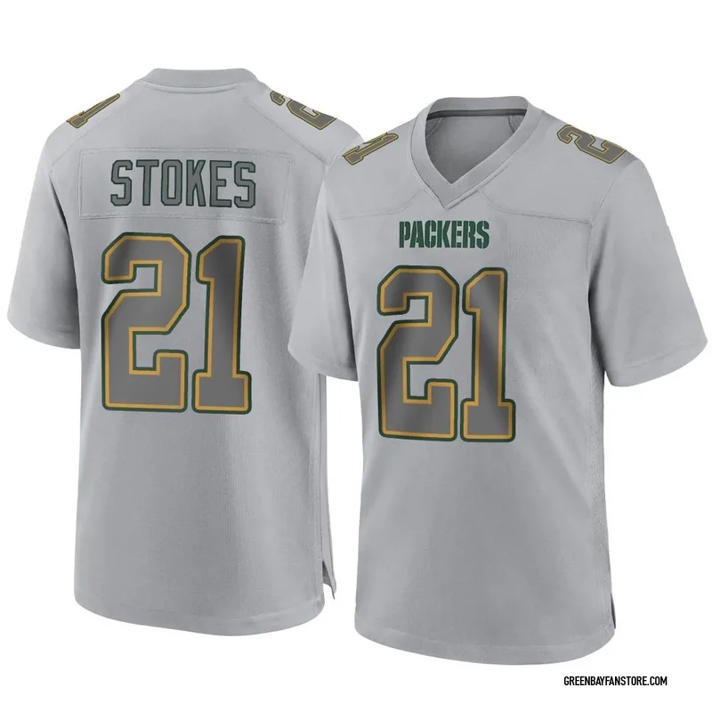 Packers #21 Eric Stokes Nike Home Game Jersey XL Fir Green