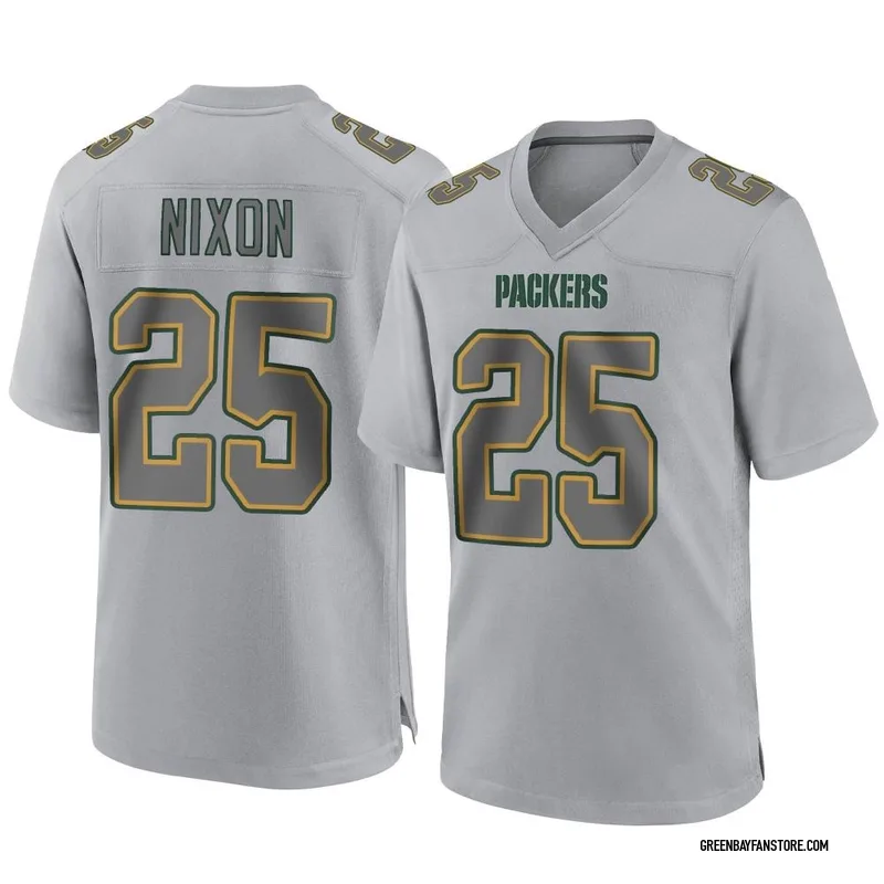 Packers #25 Keisean Nixon Nike Away Limited Jersey 3XL White