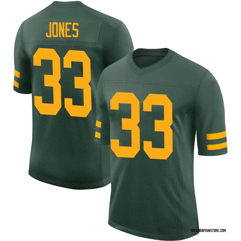 Nike Green Bay Packers Men's Game Jersey Aaron Jones - Green