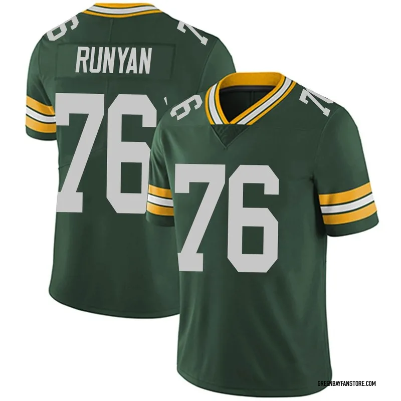 Jon Runyan Youth Nike Green Bay Packers Alternate Custom Jersey Size: Large