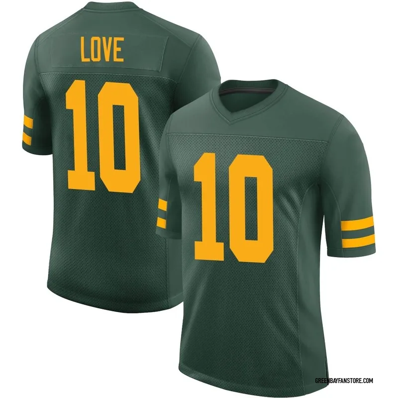 Jordan Love Men's Green Bay Packers Nike Inverted Jersey - Legend Gold