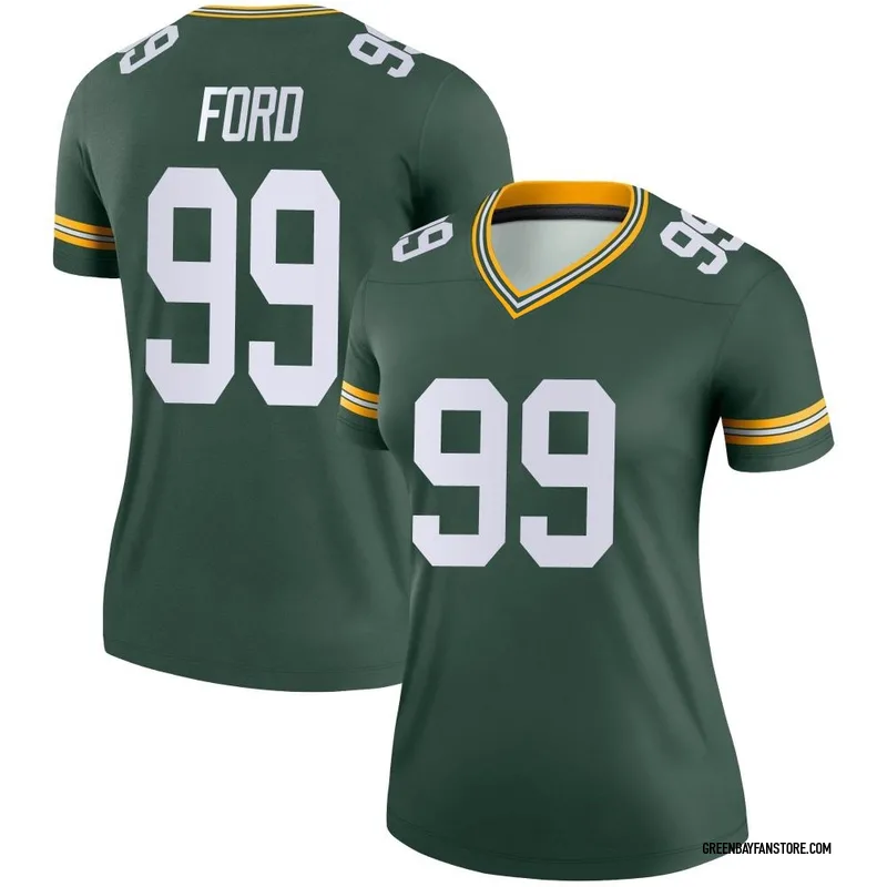 Packers #99 Jonathan Ford Nike Home Game Jersey XL Fir Green