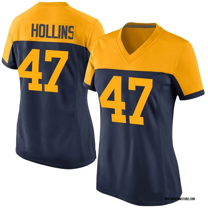 Justin Hollins Youth Nike Green Bay Packers Custom Game Jersey Size: Extra Large