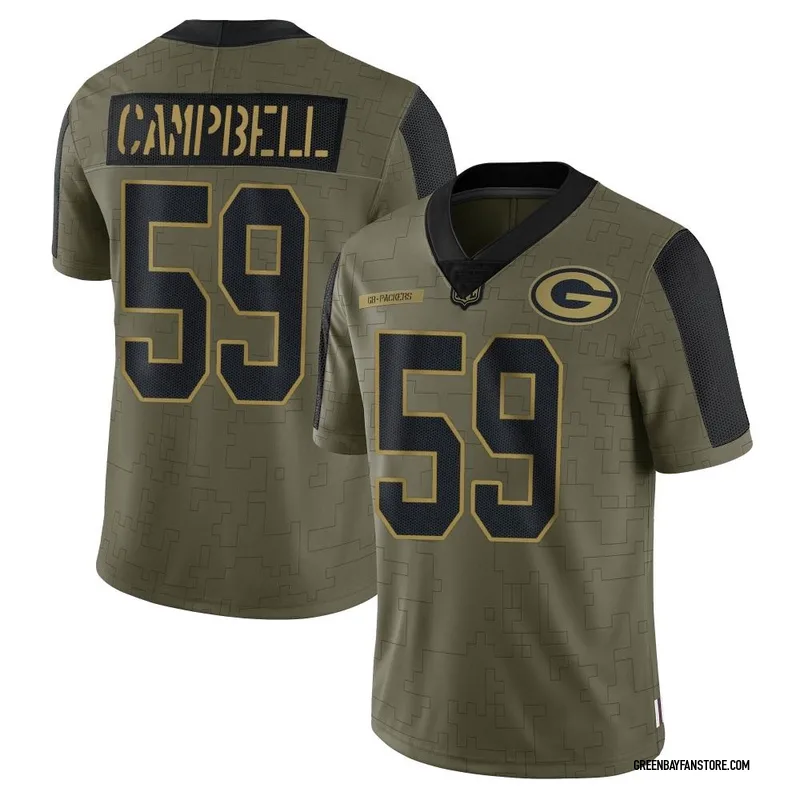 De'Vondre Campbell Signed Green Bay Packers Jersey (JSA COA) 2021