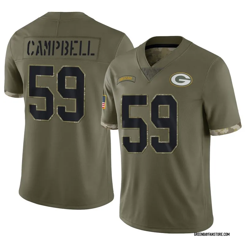 NFL Auction  STS - Packers De'Vondre Campbell Signed Game Worn Jersey  (2021 season) Size 46