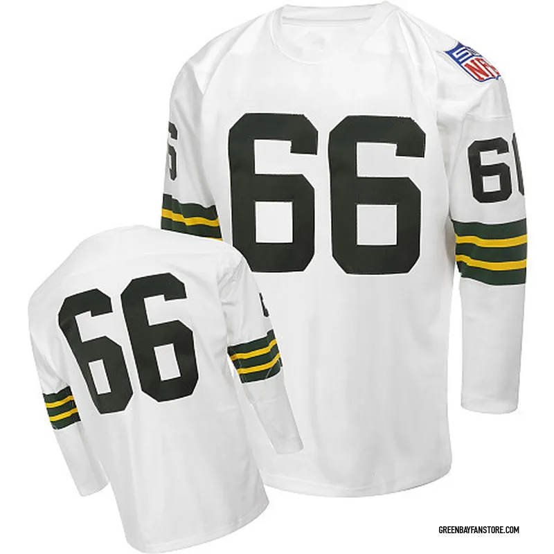 Jerseyrama Ray Nitschke Jersey #66 Green Bay Unsigned Custom Stitched White Football New No Brands/Logos Sizes S-3xl, Size: Large