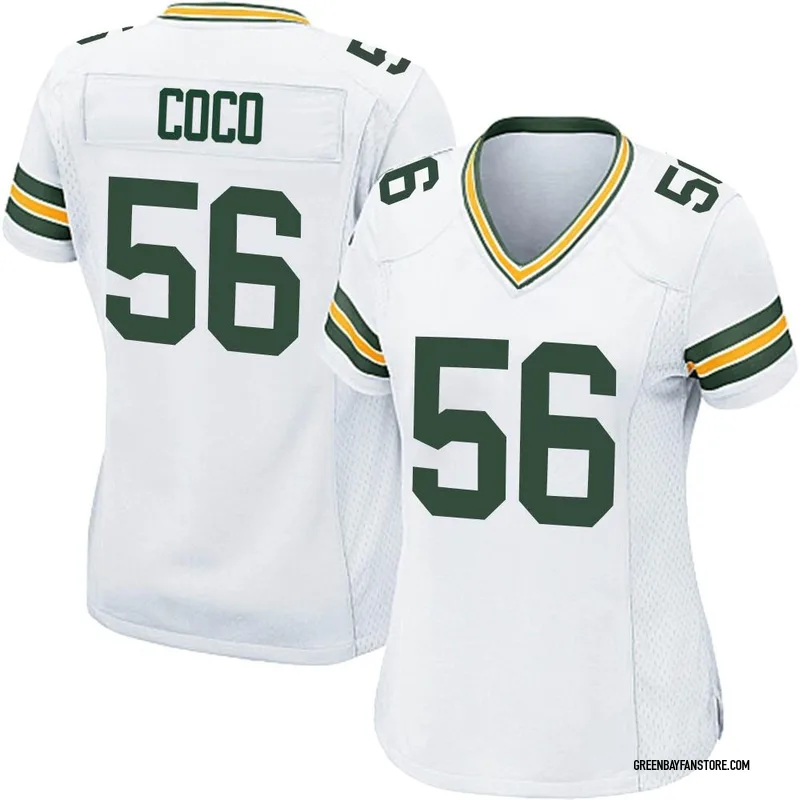 Jack Coco Youth Green Bay Packers Nike Color Rush Jersey - Legend White