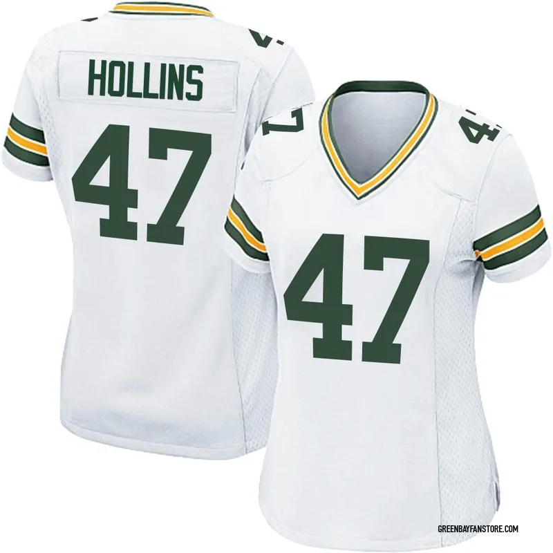 Justin Hollins Youth Nike Green Bay Packers Custom Game Jersey Size: Extra Large