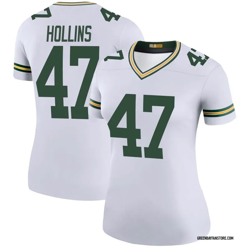 Justin Hollins Youth Nike Green Bay Packers Custom Game Jersey Size: Extra Large